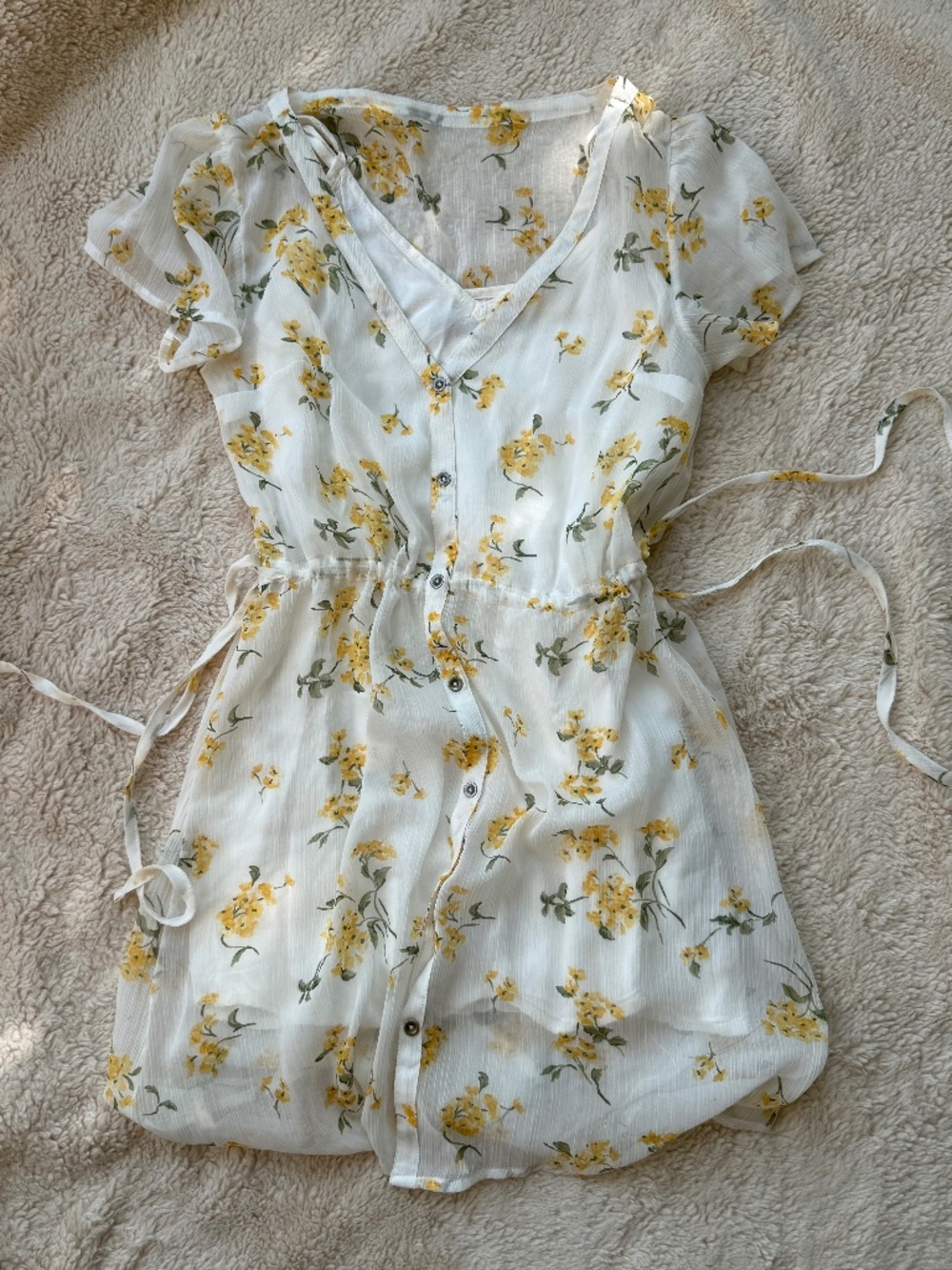 Abercrombie & Fitch Floral Flowy Dress in Women's Size XXS